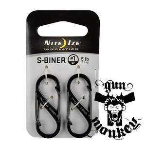 Nite Ize - Karabinek S Binder - Czarny 2 Pak (SB1-2PK-01)