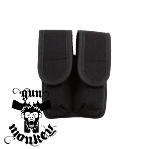 Ładownica na 2 szt magazynków do Glock 19 OWB, pas 1.6"/40mm, kolor czarny Falco (492)