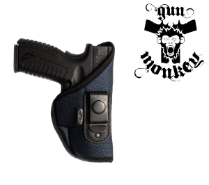 Kabura do H&K SFP9 IWB, praworęczna, mocowanie na pas 2"/50mm, nylonowa z el. skórzanymi, niebieska Falco(4933)