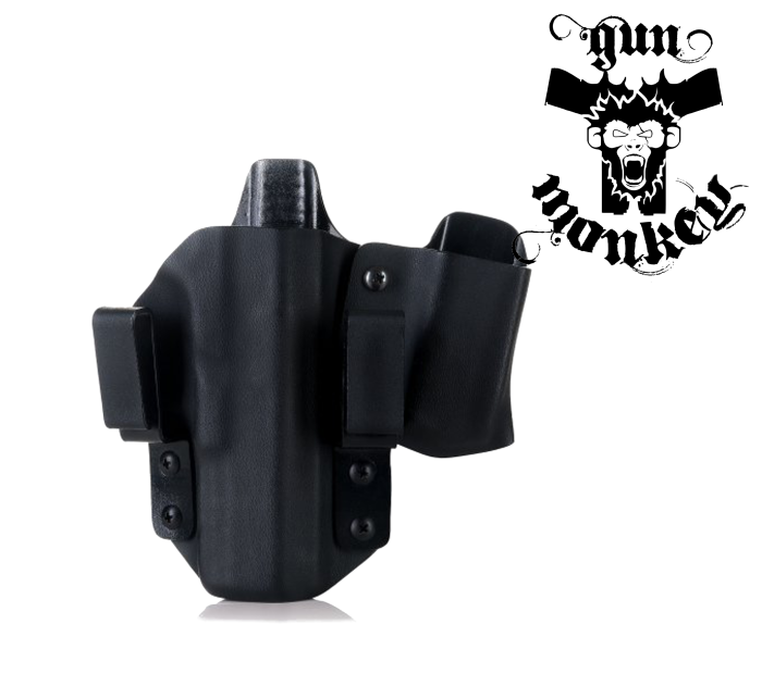Kabura Kydex do CZ P10C IWB + ładownica na magazynek, mocowanie na pas 1,5"/40mm, praworęczna Falco (A904)