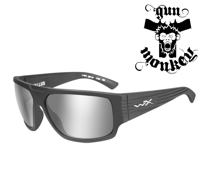 Okulary WileyX VALLUS Grey / Silver Flash Matte Graphite Frame ACVLS01