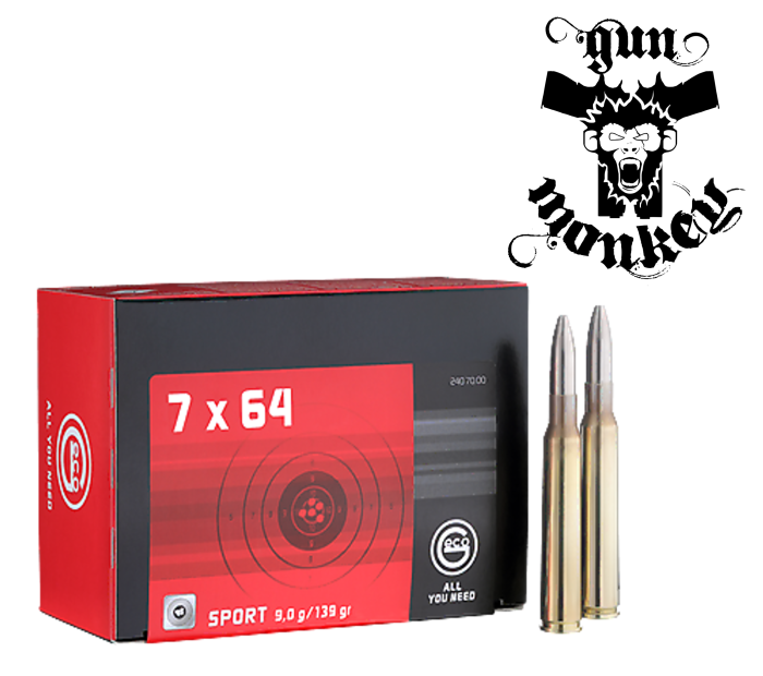 Amunicja kulowa Geco kal. 7x64 Sport 9g (1op = 50szt)