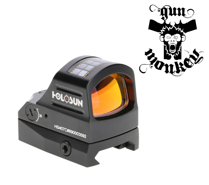 Kolimator Holosun HS407C Micro Red Dot - Solar Panel