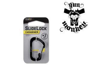 Nite Ize - Karabinek SlideLock Carabiner #2 - Czarny (CSL2-01-R6)