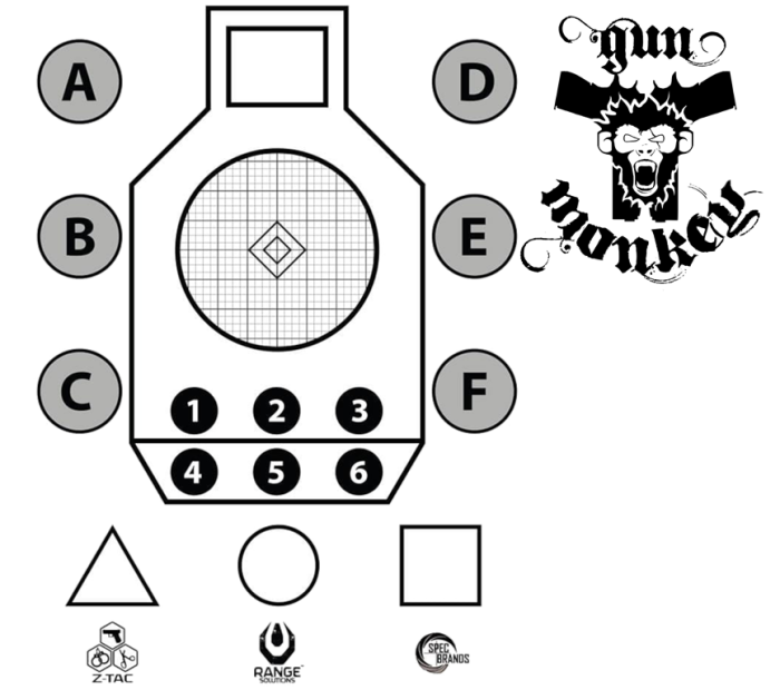 Tarcze strzeleckie RS - Aim Small 50szt