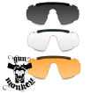 Okulary WileyX Saber Adv. Smoke / Clear/ Rust Lens / Matte Tan Frame 308T