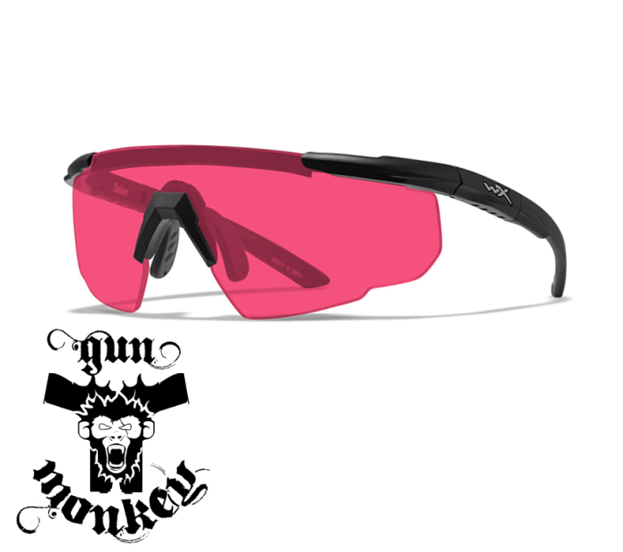 Okulary WileyX Saber Adv. Vermillion Lens / Matte Black Frame w/Bag 304