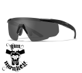 Okulary WileyX Saber Adv. Smoke Lens / Matte Black Frame w/Bag 302