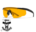 Okulary WileyX Saber Adv. Light Rust Lens / Matte Black Frame w/Bag 301