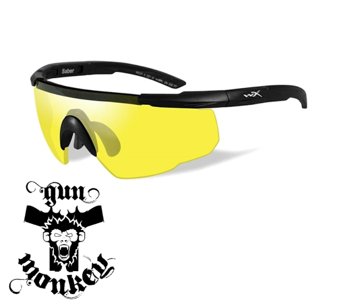 Okulary WileyX Saber ADV. Yellow Lens / Matte Black Frame w/Bag, 300