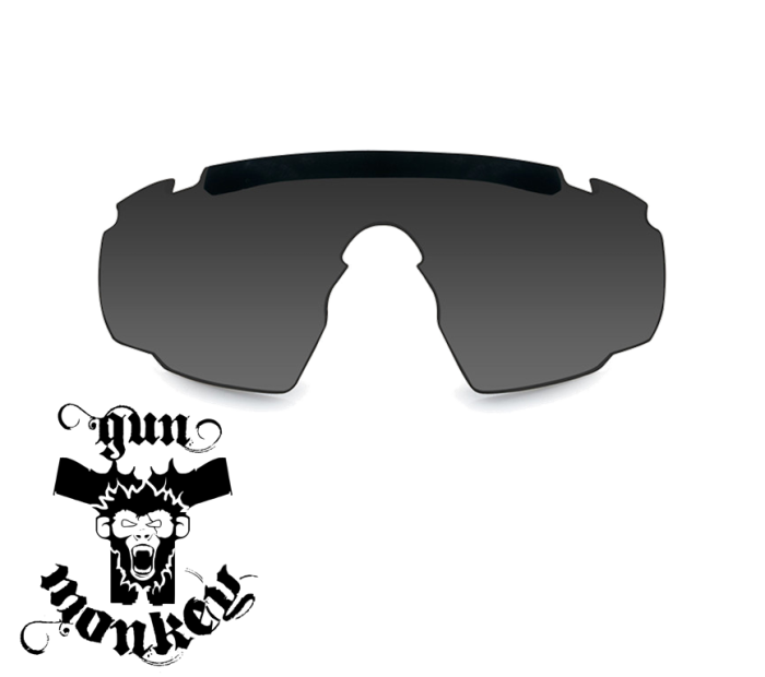 Szkła wymienne Okulary WileyX Saber AD Smoke Grey Extra Lens 306 S
