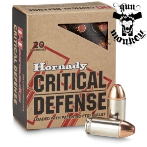 Amunicja Hornady FTX Critical Defense kal. 9x19 7,45g/115gr (1op=25szt) (90250)