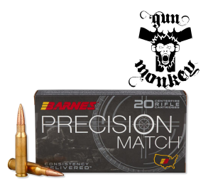 Amunicja kulowa Barnes kal. .308Win 11,3g/175gr Precision Match OTM (1op = 20szt)