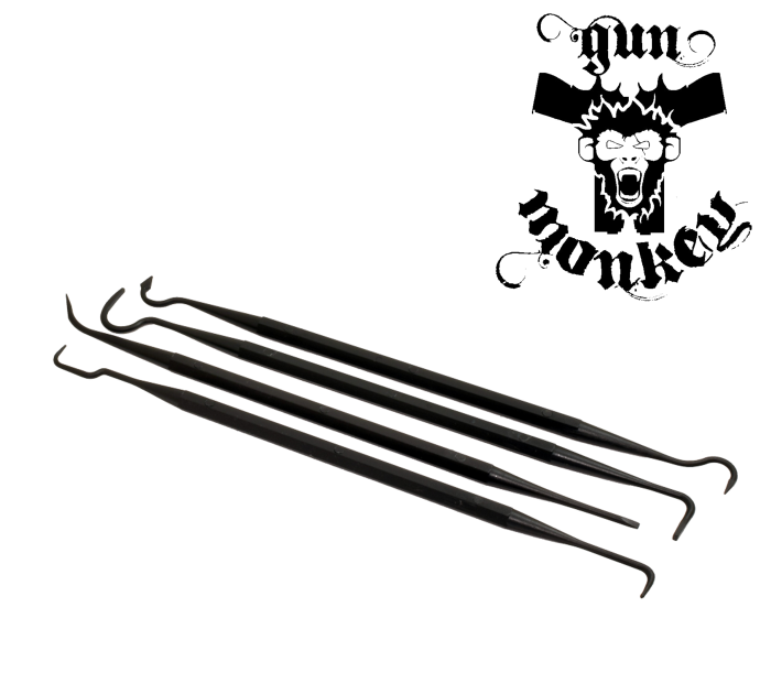 Zestaw plastikowych przyrządów do czyszczenia broni DAA 4-pc plastic hook set (102562)