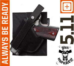 Kabura uniwersalna Velcro 5.11 Holster Pouch kol. 019 black (59002)