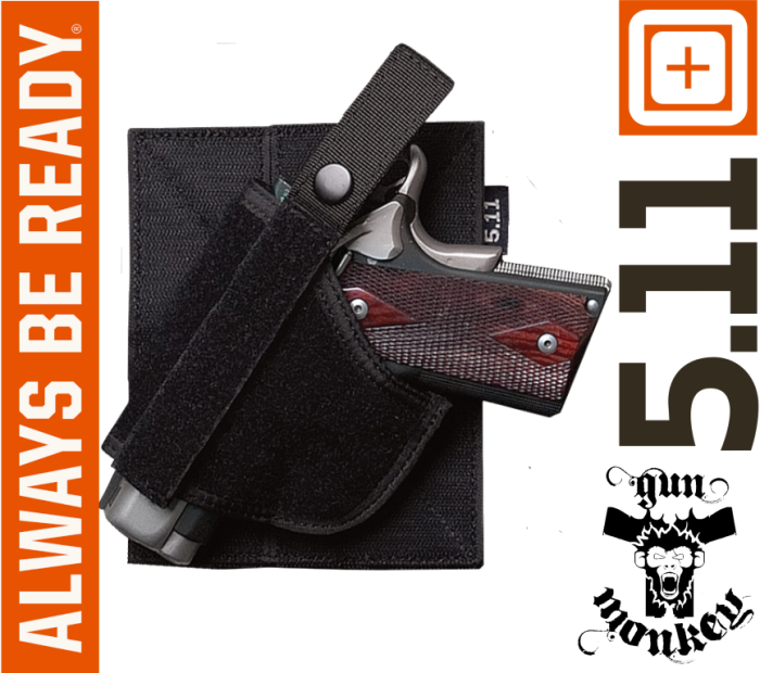 Kabura uniwersalna Velcro 5.11 Holster Pouch kol. 019 black (59002) .png