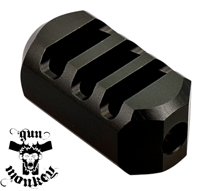 Kompensator odrzutu Nord Arms do AR9 PCC kal 9mm do klasy PCC IPSC na gwint 12x28TPI (NA-MB9-27-12x28).png
