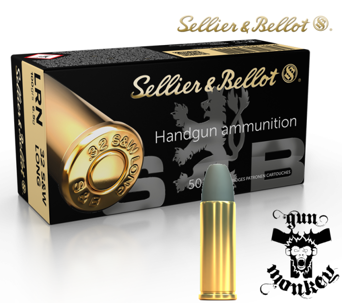Amunicja pistoletowa S&amp;B kal. .32S&amp;W 6,5g 100gr LRN (1op = 50szt).png