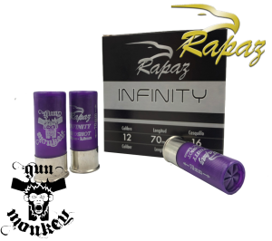 Amunicja śrut. RAPAZ GunMonkey Infinity kal.12/70 2,9mm 28g IPSC&3GUN (op=25szt)