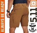 Krótkie Spodnie 5.11 Trail Short Pant kol. 116 Battle Brown (73352)4.png