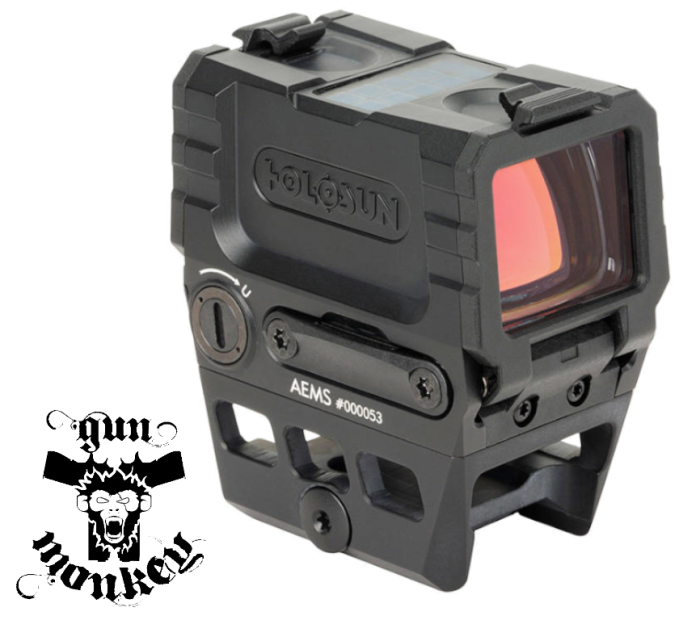 Kolimator Holosun AEMS Red Dot - Montaż 1/3 Co-Witness (AEMS-211301)