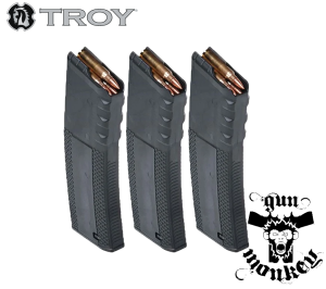 Magazynek 30 nab. TROY INDUSTRIES AR-15 Battlemag 3-Pack kal.5,56/.223Rem kol. Czarny (SMAG-3PK-00BT-00)