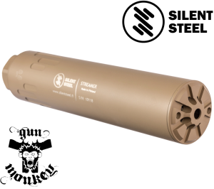 Tłumik Silent Steel Streamer 5,56mm FDE Cerakote montaż BoreLock Do Zastosowań Cywilnych (ST556FDE-SS)