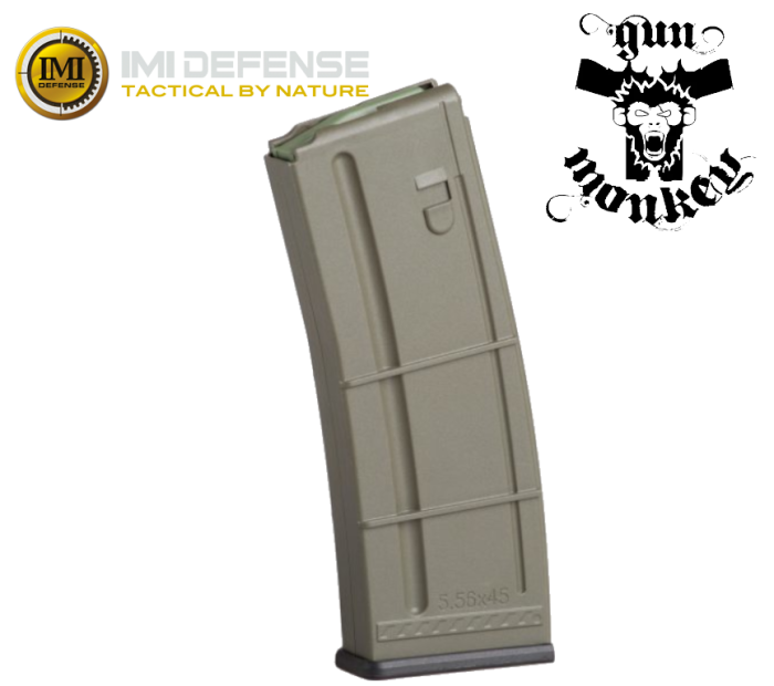 Magazynek IMI Defense 30 nab. do AR15/M4 G1 5.56x45/.223Rem kol. Zielony (IMI-ZMG01)