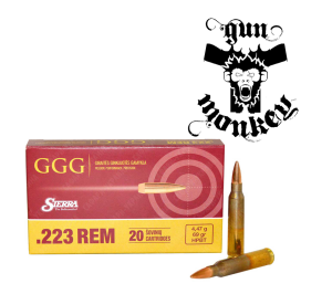 Amunicja kulowa GGG kal. 223Rem. 4,99g/77gr HPBT (GPR14) (1op=20szt)