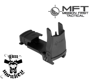 Muszka składana MFT na szynę Picatinny - Czarna (BUPSWF-BL)