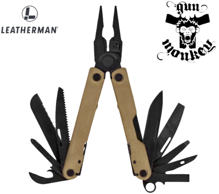Multitool Leatherman REBAR Coyote z kaburą (832406)