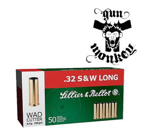 Amunicja pistoletowa S&B kal. .32S&W 6,5g/100gr LFN/LRN (1op = 50szt) (V311302)