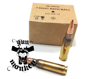 Amunicja kulowa GGG kal. 308Win 9,55g/147gr FMJ (GPX11) (1op=20szt)