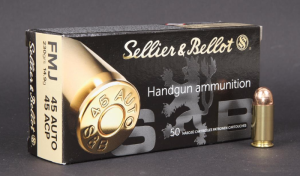 Amunicja pistoletowa S&B kal. .45ACP FMJ 14,9g/230gr (1op=50szt) (V311252)